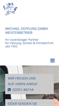 Mobile Screenshot of oeffling-sanitaer.de